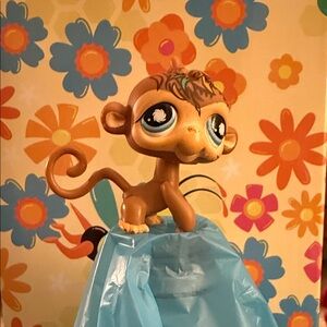 Littlest Pet Shop Brown Monkey Littlest Pet Shop Postcard Pets Monkey #946